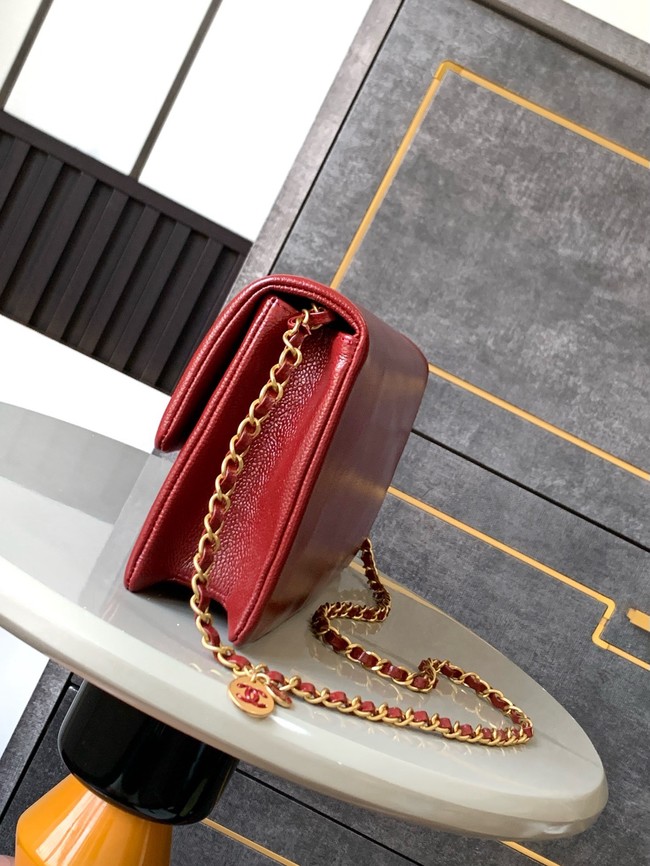 Chanel FLAP BAG AS5182 Burgundy