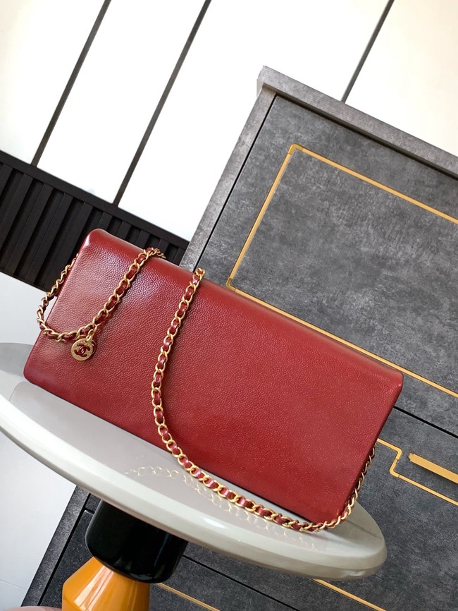 Chanel FLAP BAG AS5182 Burgundy