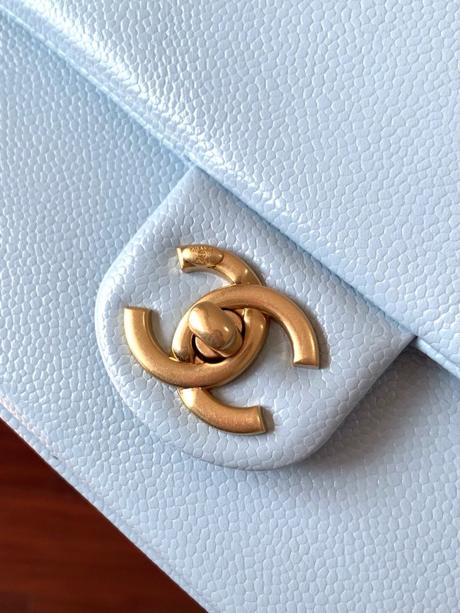 Chanel FLAP BAG AS5182 LIGHT BLUE