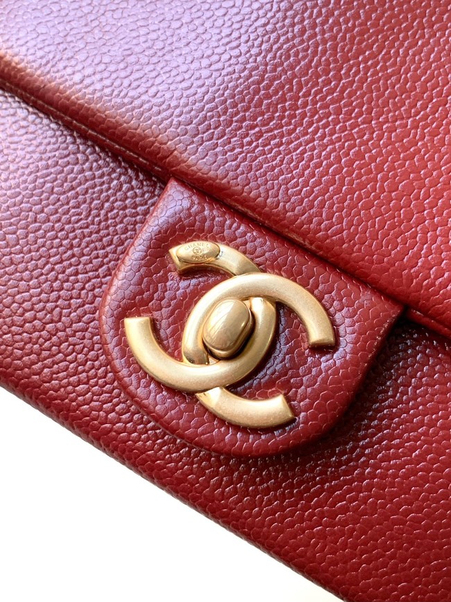 Chanel FLAP BAG AS5186 Burgundy