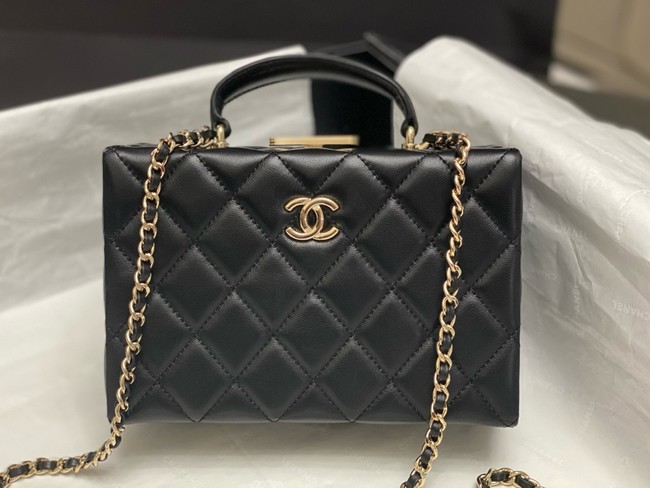 CHANEL SMALL BOX BAG AS5167 black