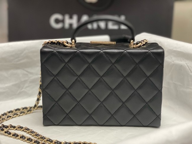 CHANEL SMALL BOX BAG AS5167 black