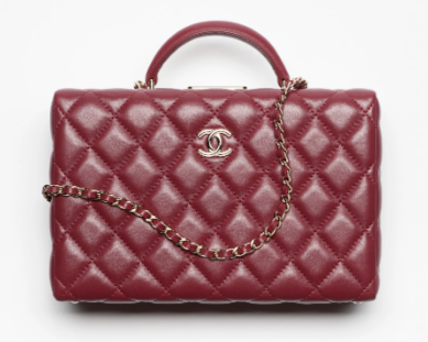 CHANEL BOX BAG AS5168 Burgundy