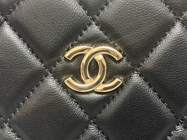 CHANEL BOX BAG AS5168 black