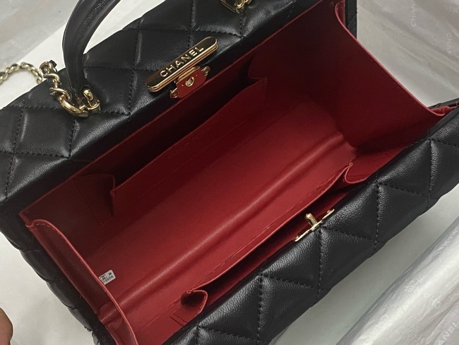 CHANEL BOX BAG AS5168 black