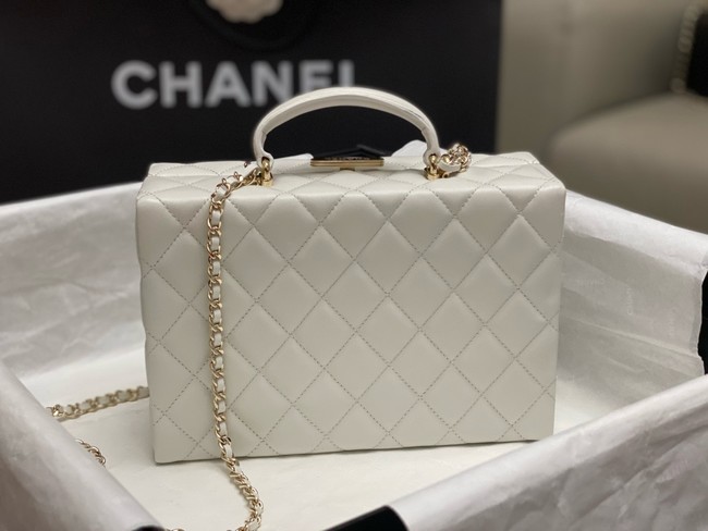 CHANEL BOX BAG AS5168 white