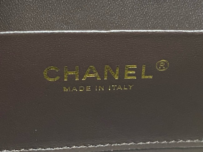 CHANEL SMALL BOX BAG AS5167 Dark Brown