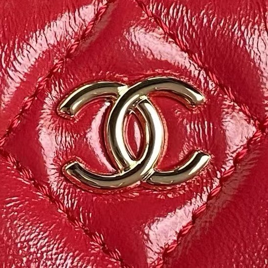 Chanel CAMERA CASE AS5222 red