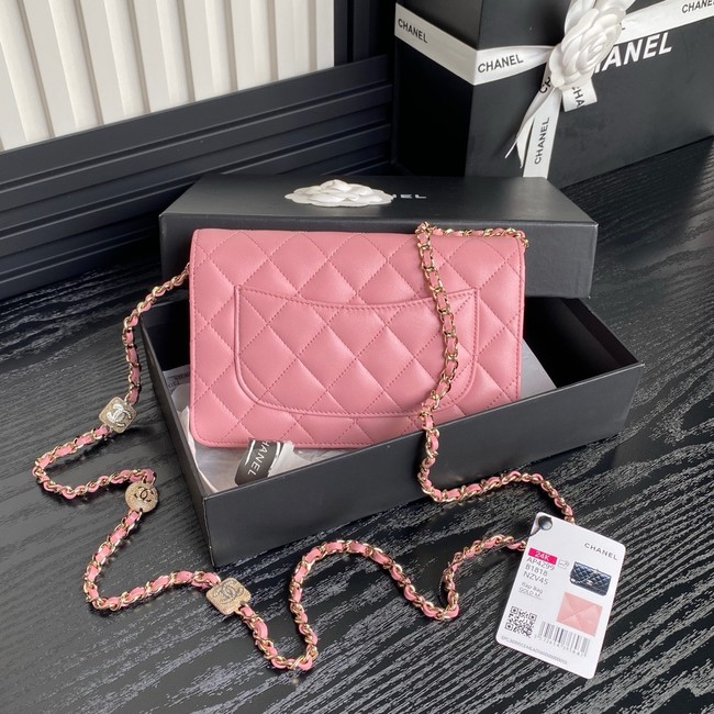 Chanel WALLET ON CHAIN AP4299 pink