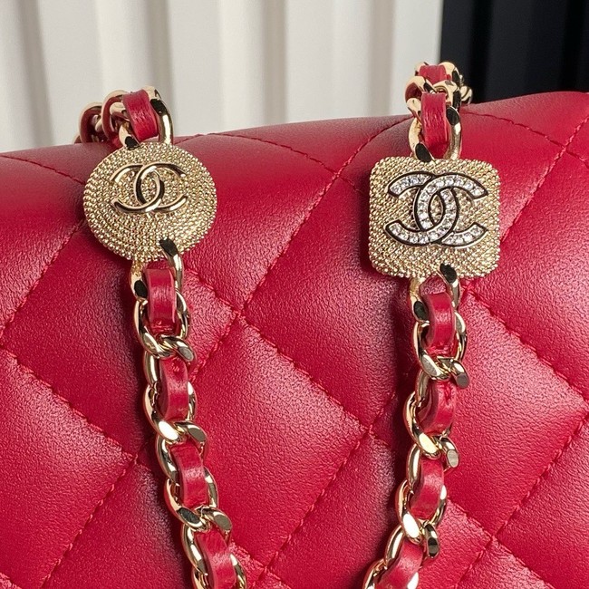 Chanel WALLET ON CHAIN AP4299 red