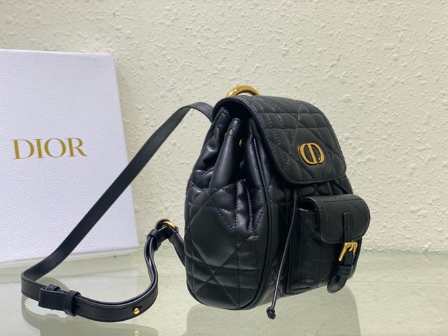 DIOR Medium Dior Caro Backpack M6302UN black