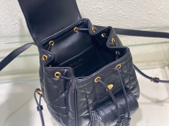 DIOR Medium Dior Caro Backpack M6302UN black