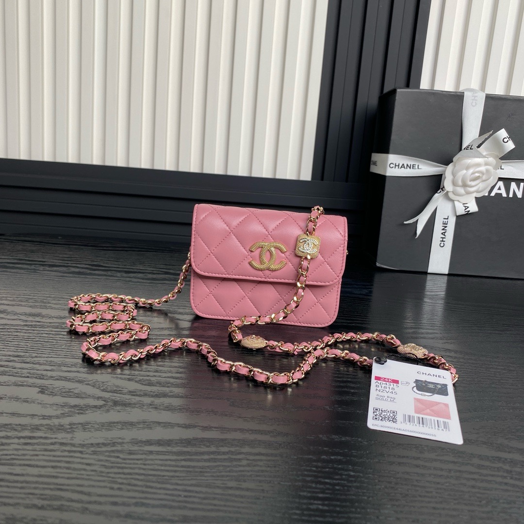 Chanel CLUTCH WITH CHAIN AP4315 pink