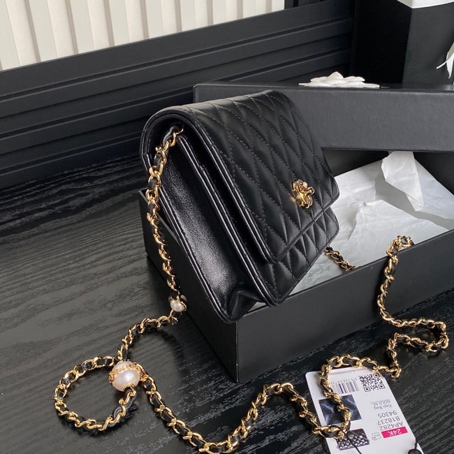 Chanel WALLET ON CHAIN AP4282 Black