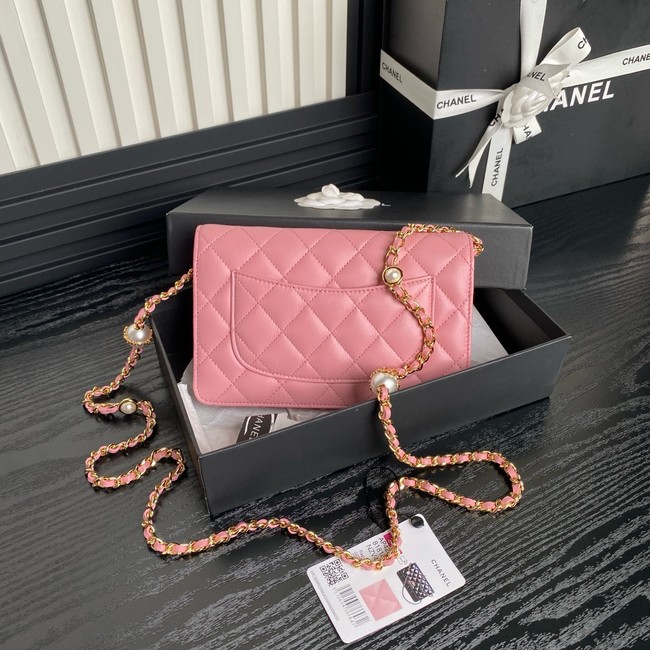 Chanel WALLET ON CHAIN AP4282 pink