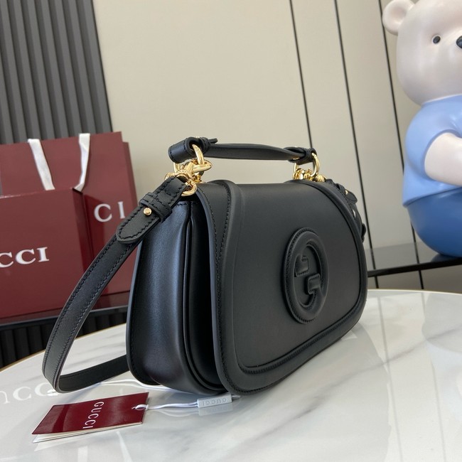 GUCCI BLONDIE SMALL TOP HANDLE BAG 815714 black