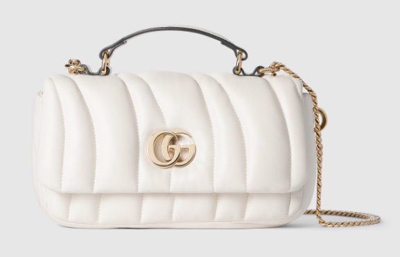 Gucci GG MILANO MINI TOP HANDLE BAG 806017-1 White