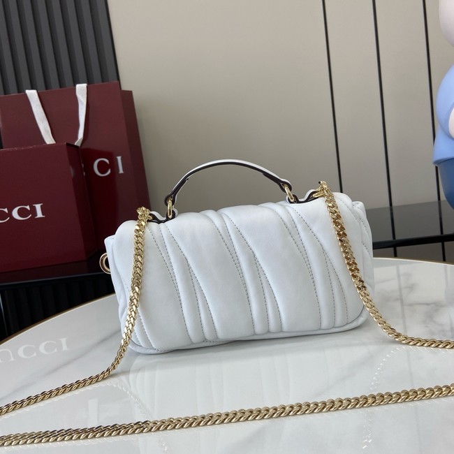 Gucci GG MILANO MINI TOP HANDLE BAG 806017-1 White