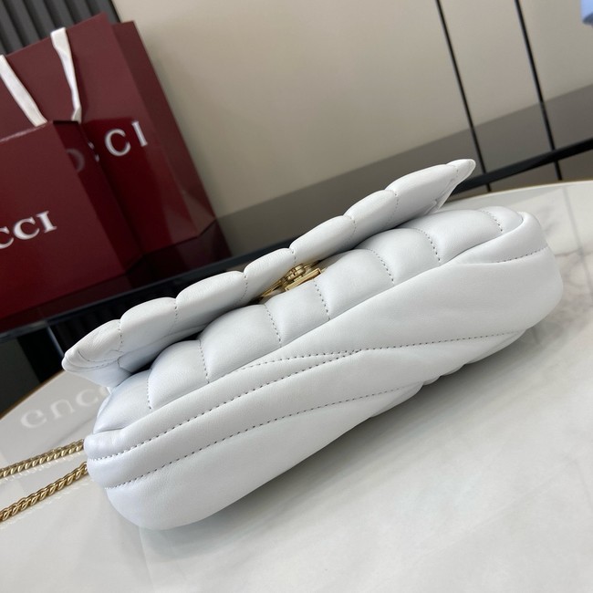 Gucci GG MILANO MINI TOP HANDLE BAG 806017-1 White