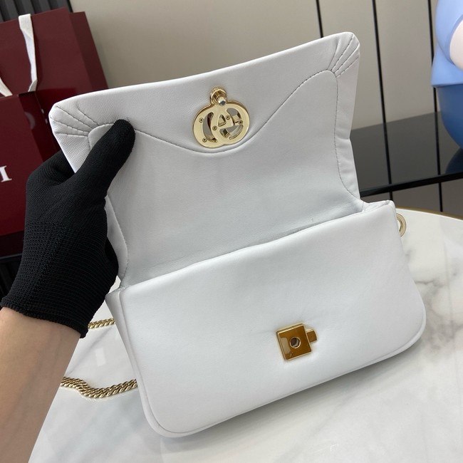 Gucci GG MILANO MINI TOP HANDLE BAG 806017-2 white