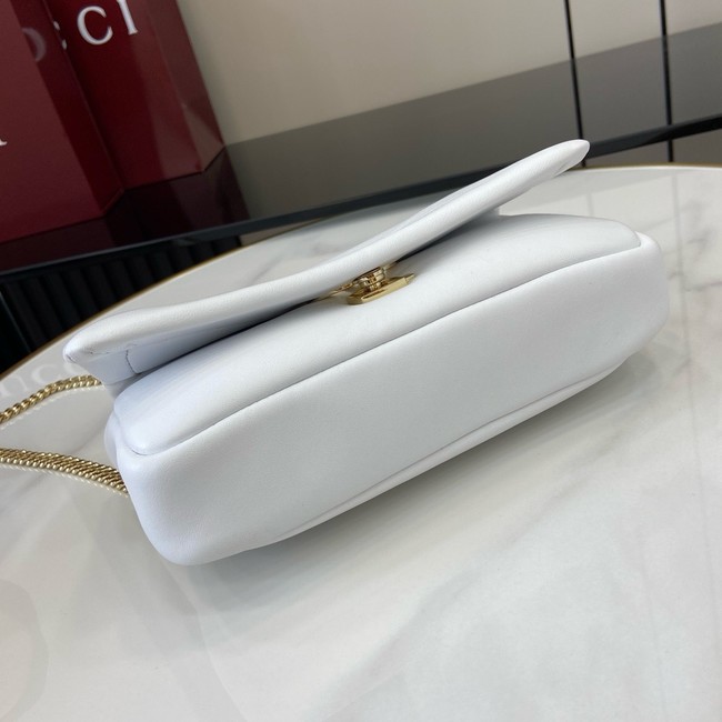 Gucci GG MILANO MINI TOP HANDLE BAG 806017-2 white