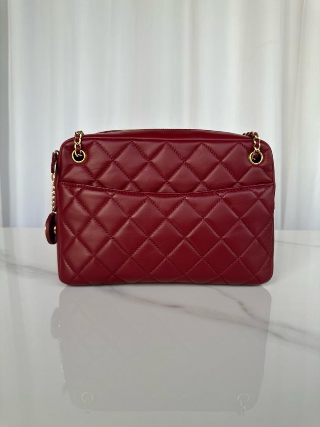 Chanel CAMERA CASE AS5187 Burgundy