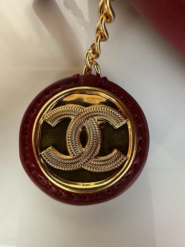 Chanel CAMERA CASE AS5187 Burgundy