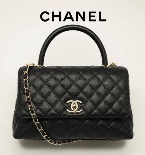 Chanel LARGE FLAP BAG WITH TOP HANDLE A92991 black