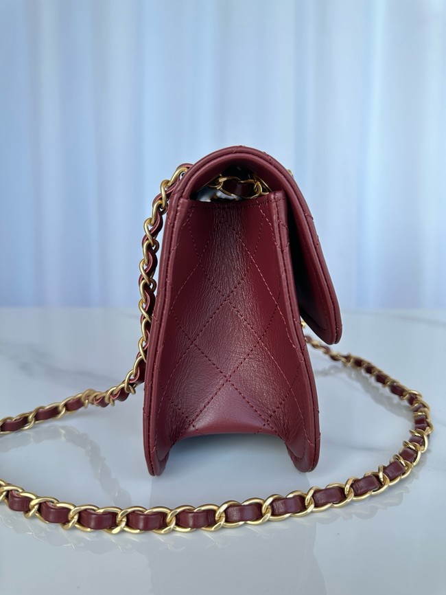 Chanel FLAP BAG AS5225 Burgundy