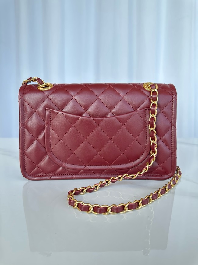 Chanel FLAP BAG AS5225 Burgundy