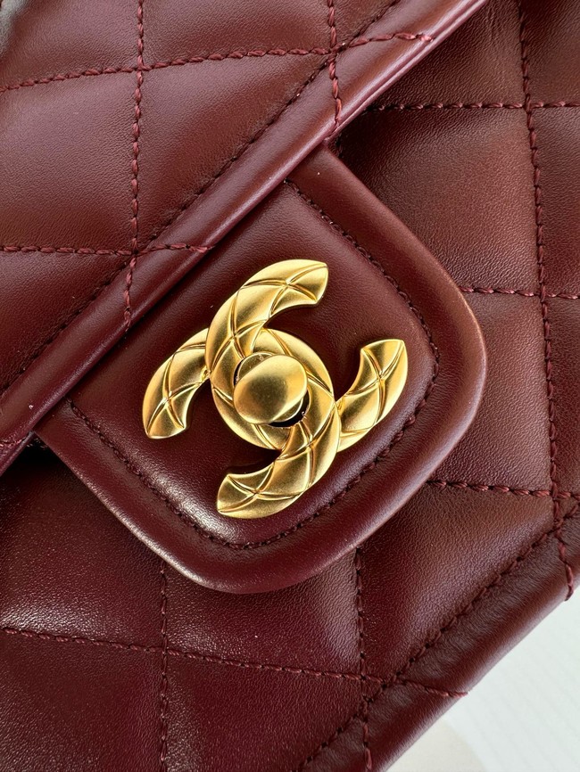 Chanel FLAP BAG AS5225 Burgundy