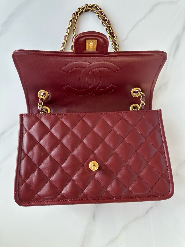 Chanel LARGE FLAP BAG AS5145 Burgundy