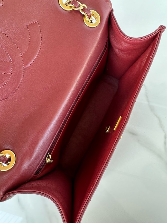 Chanel LARGE FLAP BAG AS5145 Burgundy