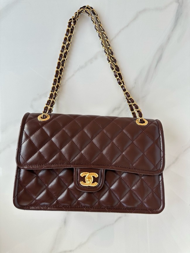 Chanel LARGE FLAP BAG AS5145 Dark Brown