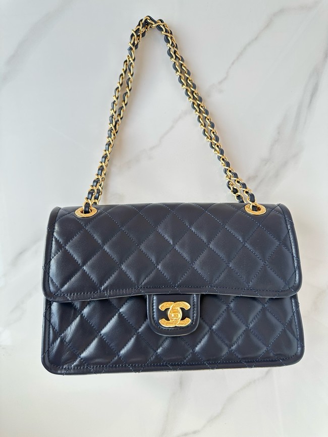 Chanel LARGE FLAP BAG AS5145 Navy Blue