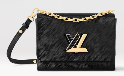 Louis Vuitton Twist MM M24630 Black