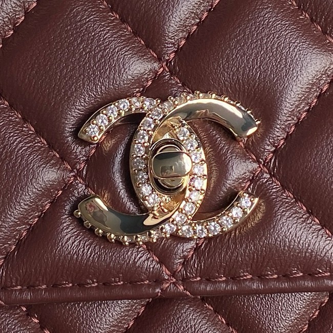 Chanel CLUTCH WITH CHAIN AP4293 Burgundy