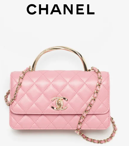 Chanel CLUTCH WITH CHAIN AP4293 Light Pink