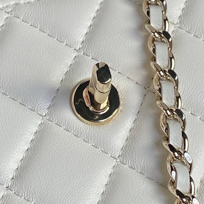 Chanel CLUTCH WITH CHAIN AP4293 WHITE