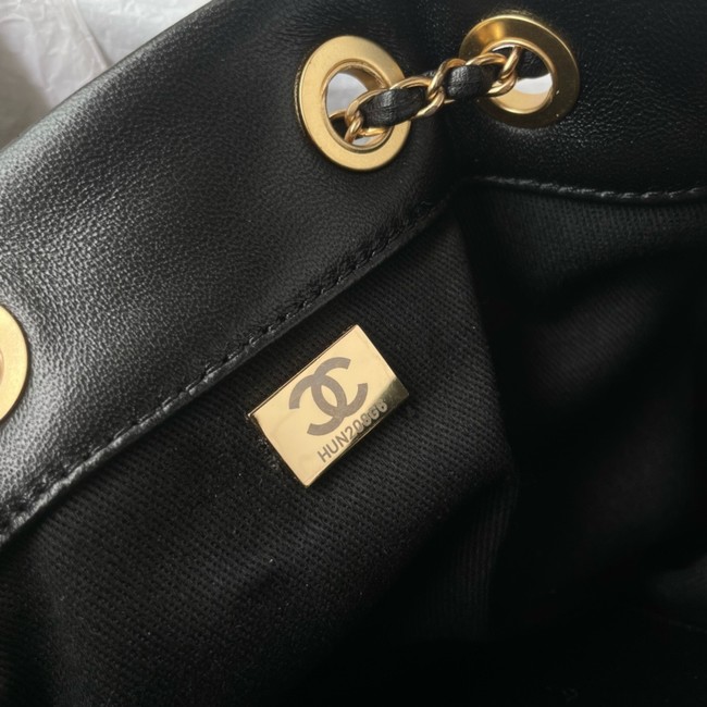 Chanel SMALL BUCKET BAG AS5094 black