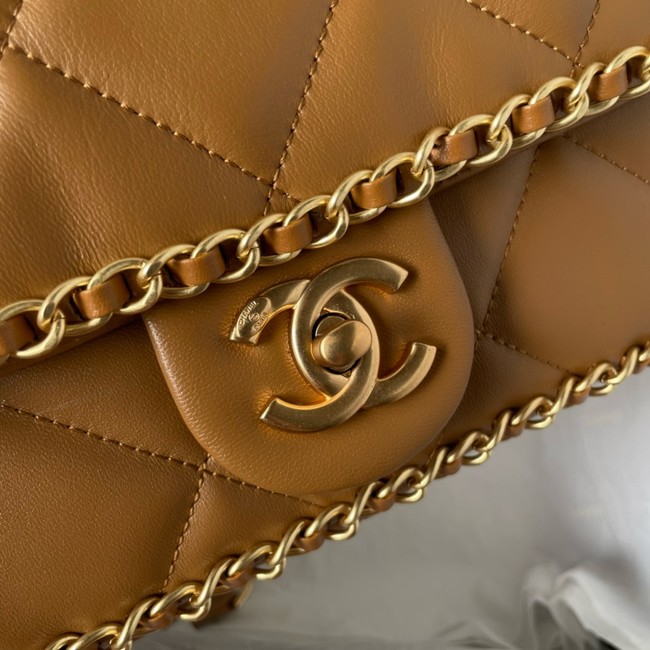 Chanel SMALL FLAP BAG AS5089 BROWN