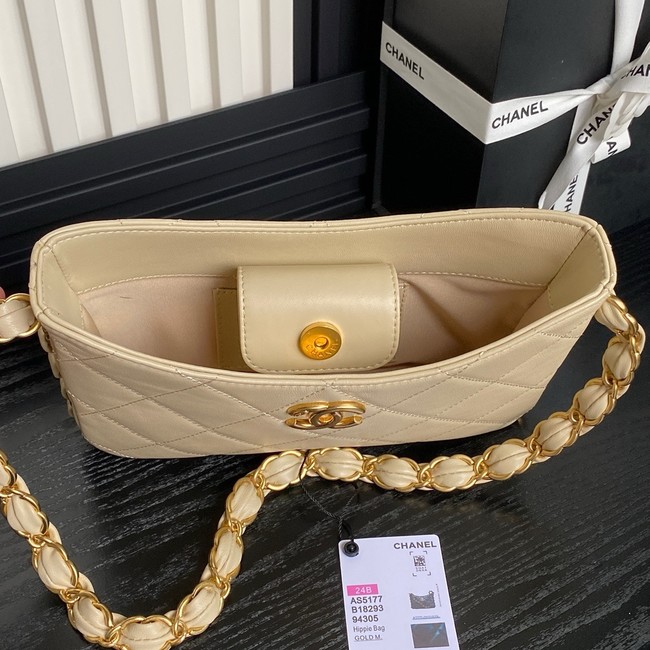 Chanel HOBO HANDBAG AS5177 Apricot