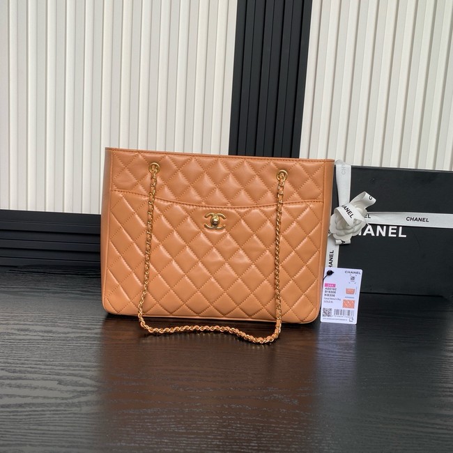 Chanel SMALL SHOPPING BAG AS5192 Camel