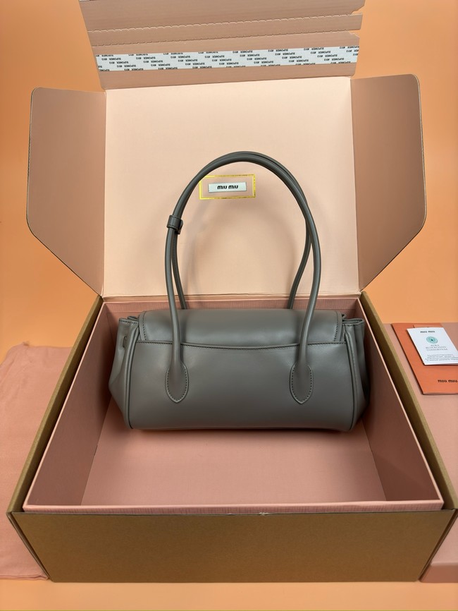 MIU MIU Leather Handle Bag 2233 gray