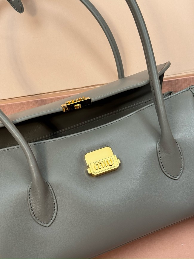 MIU MIU Leather Handle Bag 2233 gray