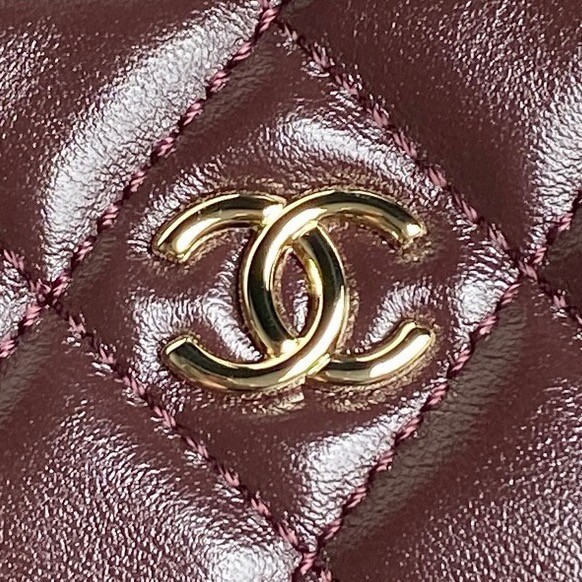 Chanel CAMERA CASE AS5156 Burgundy