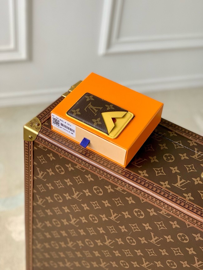 Louis Vuitton Porte-Cartes Magnet M12856 Safran Yellow