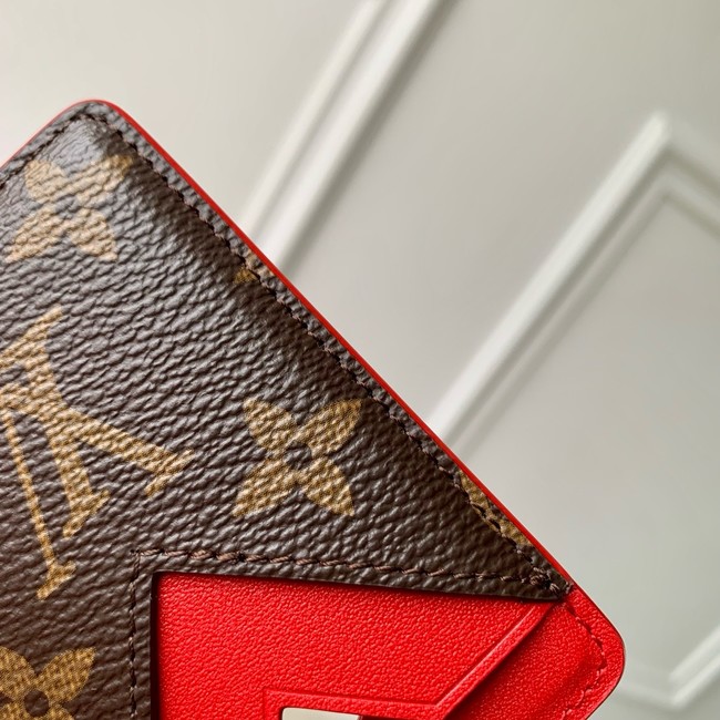 Louis Vuitton Porte-Cartes Magnet M12856 Sari Red