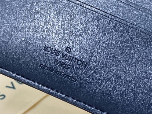 Louis Vuitton Multiple Wallet M83379 Ink Blue&White