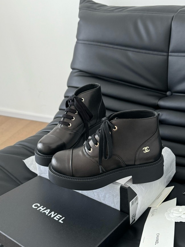 Chanel WOMENS SHORT BOOTS 55721-3